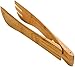 BambooWorx 3 Piece Tong Set, Includes Toaster Tong (With Magnet Catch), Serving/Frying Tong, and Salad Tong, Uniquely Designed, 100% Natural Bamboo (Icon Themed).