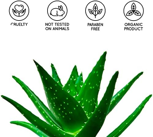 Gel Aloe Vera, Puro, 100% Natural, Cultivo Ecologico, Cosmética Casera, Cuidado Cabello y Piel, Vegano, Cruelty-Free, 1000 ml con dispensador