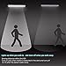 Naouis Motion Sensor Light,10 LED Motion Sensor Night Light Wireless Magnetic Battery Operated Motion Sensor Closet Lights for Closet Stairs Bathroom Steps Indoors, 3Pack
