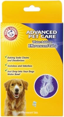 baking soda in dog water bowl