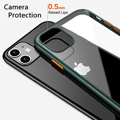 image for SEEKFULL iphone 11 Case Midnight Green Ultra Thin for Men Women TPU Bu