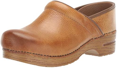 dansko clogs honey distressed