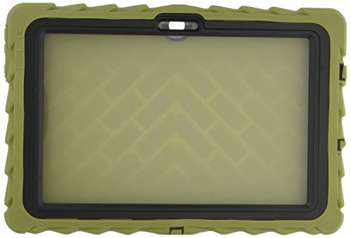 Asus Transformer TF101 (2011) Drop Tech Army Green Gumdrop Cases Silicone Rugged Shock Absorbing Protective Dual Layer Cover Case