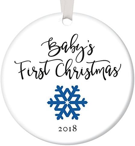 baby's first christmas ornament 2018