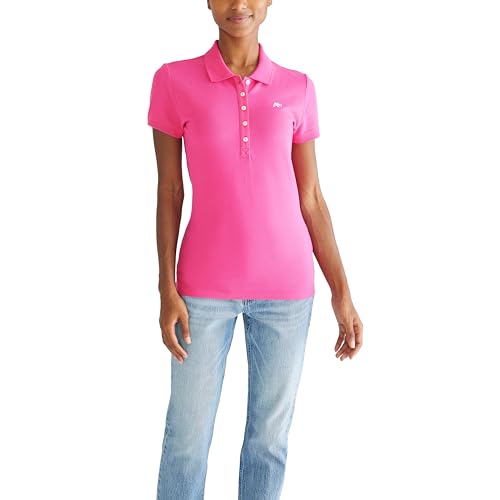 Aero Solid A87 Polo, Fucshia Purple, XS