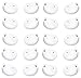 Tiehnom 20 Piece (10 Pair) Samsung Earbud Covers Silicone Replacement Ear Gels Buds for Samsung Galaxy S7/S6/S6 Edge Earbuds, White