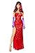 Roma Costume 2 Piece Women Roleplay Party Wear Rabbits Lover Red - Small