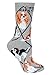 Cavailer King Charles Spaniel Dog (Gray) Adult Socks by WHD (Size 9-11)