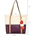 Minch Women bag Fashion Leather Splice Color Square Simple and Elegant Shoulder Bag Handbags (apricot-purple)