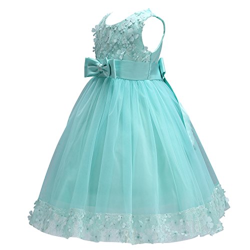 Acecharming Girls Ball Gown Dress, Wedding Bridesmaid Pageant Party Dance Maxi Prom Dress(2-10 Years Old)