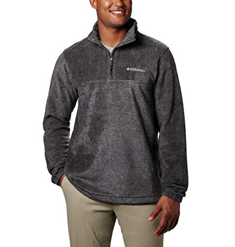 Columbia Mens Steens Mountain Half Zip Fleece Jacket, Charcoal Heather, 4X