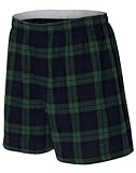 Boxercraft Men's Flannel Boxers with Covered Waistband