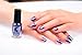 Hot Nail Art! AMA(TM) Mirror Nail Polish Lacquer Metal Color Plating Paste Liquid Tape Peel Off Base Coat Nail Polish (Purple 2)