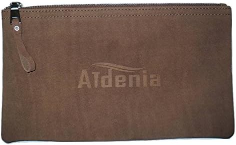 12 1/4-Inch Leather Zipper Tool Bag