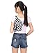 HDE Fanny Pack [80's Style] Waist Pack Outdoor Travel Crossbody Hip Bag (Black and White Checkered)