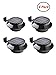 Falove Solar Light Lamp Yard Wall LED Light, Black