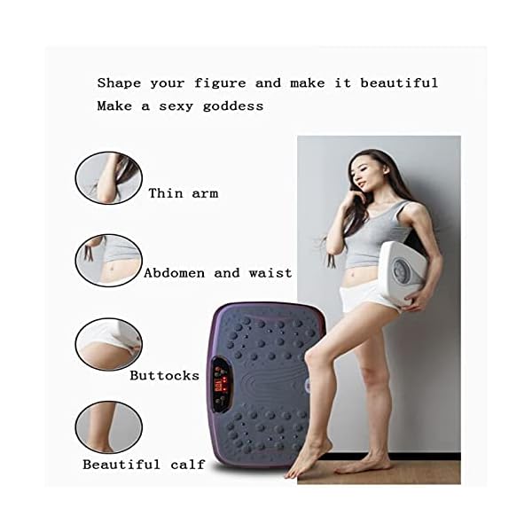 Vibration-Exercise-Machine-Vibration-Plate-4D-With-Bluetooth-Speaker-6-Program-Modes-Remote-Control-Vibrating-Home-Power-Plate-Fitness-Trainer-For-Weight-LosColorPink-Vibration-Exercise-Machine Vibration Exercise Machine, Vibration Plate 4D With Bluetooth Speaker, 6 Program Modes, Remote Control, Vibrating Home Power Plate Fitness Trainer For Weight Los(Color:Pink Vibration Exercise Machine)