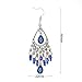 Fashion Chandelier Earrings For Women BoHo Dangle Indian Earrings EAG080 Blue