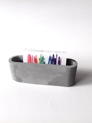 Concrete Cement Business Card Holder