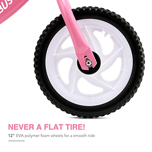 Viribus Kids Balance Bike for 25 Year Olds with EVA Foam Tires, Easy