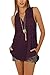 Eliacher Women's Casual Summer Women Blouse Tops Sleeveless Shirt 6640 (XXL, Magenta)