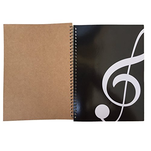 MUSE Musical Blank Sheet Music Music Manuscript Paper/Musicians Notebook/Composition Manuscript 50 Pages (Note Black)