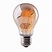 Clearance!! Vintage Thomas Edison LED Light Bulb, Dimmable 6W Antique LED Globe Light Bulb Filament Light Bulb-E26,E27-660LM-2700K-60W A19-Warm White