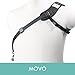 Movo NS-3 Rapid Action Over-The-Shoulder Sling Camera Strap with Quick Release Clip for Canon EOS, Nikon, Sony, Olympus, Pentax & Panasonic DSLR & Mirrorless Cameras