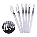 Soucolor Water Coloring Brush Pens, Set of 6 Brush Tips for Watercolor Painting, Water Soluble Pencils, Brush Pens, Markers, Solid Colors or Powdered Pigment