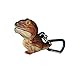 Big Discoveries WildLight Animal Carabiner Flashlight - Fun Mini Keychain Flash Lights for Kids, Nurses, Camping (Brown T-Rex)