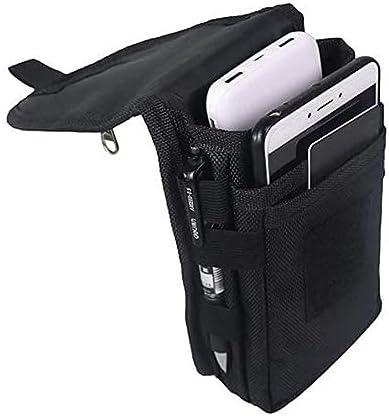 Senvitate Dual Cell Phone Pouch/Holsters for Men Belt, Multi