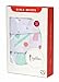 Feathers Girls Mod Print Tagless Briefs Underwear Super Soft Panties 3-Pack size: 7