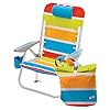 Rio Brands Beach Lace-Up Suspension Folding Beach Chair with Removable Storage Pack 415fKbCZMHL