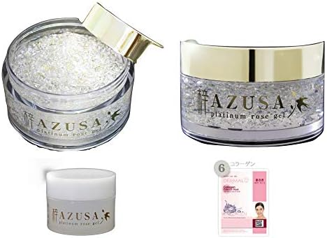 梓プラチナローズジェル ゴールデンリッチ 200g2個 30g1個 韓国コスメダーマルフェイスパック付き