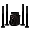 Acoustic Audio AAT5005 Bluetooth Tower 5.1 Home Theater Speaker System with 8″ Powered Subwoofer