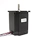 Nema 23 Stepper Motor 2.8A 1.9Nm (269oz.in) 76mm Length with 6.35mm Diameter of Shaft for CNC Mill Lathe Router