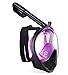 Snorkel Mask Full Face Anti-fog 180° Panoramic Diving Mask Upgraded Breath Free Snorkeling Mask