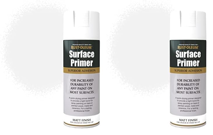 Rust-Oleum AE0040028E8 400ml Surface Primer White (Pack of 2)