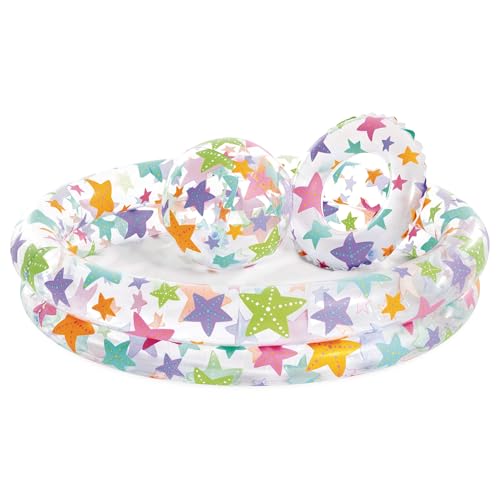 Piscina, Flotador y Pelota Color con Accesorios, 122 x 25 cm, 150 litros (59460)