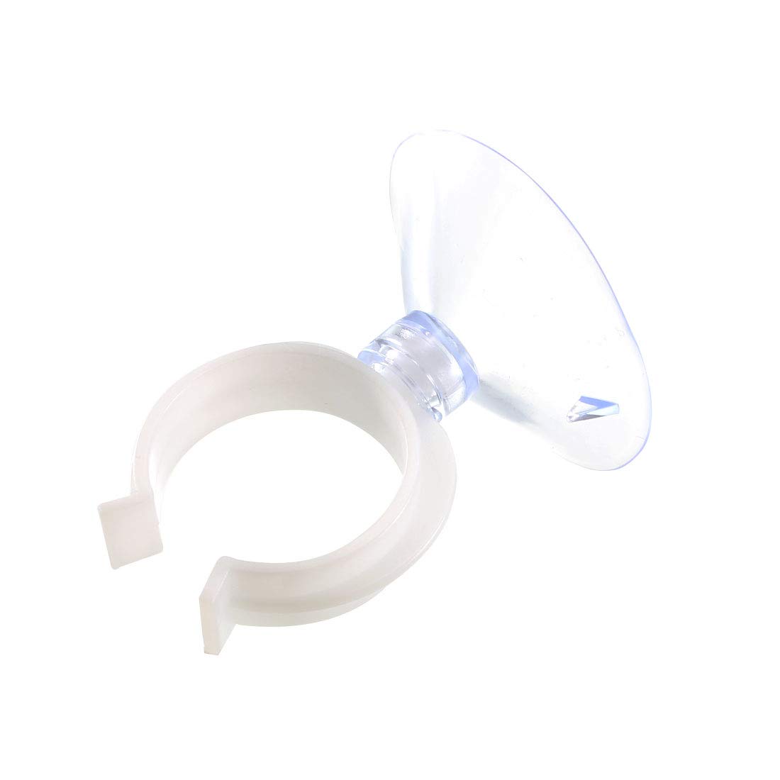 sourcing map Aquarium Suction Cup Clips Airline Tube Holders Clamps for Fish Tank Clear 24mm 12Pcs