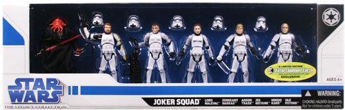 Star Wars 2009 Exclusive Joker Squad Set of 6 Action Figures (Includes First Ever Female Stormtrooper!)