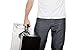 Luggage Tag Business Card Holder TUFFTAAG Single Travel ID Bag Tag - Silver