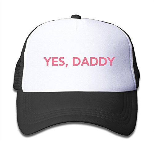 Bro-Custom Yes Daddy Teenager's Baseball Hat Caps One Size Fit All Black