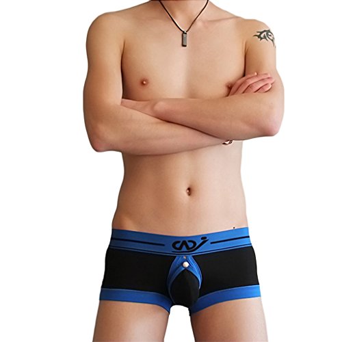 bjduck99 Sexy Men's Boxer Briefs Jockstrap G-String Back Cutout Hole Underwear Thong