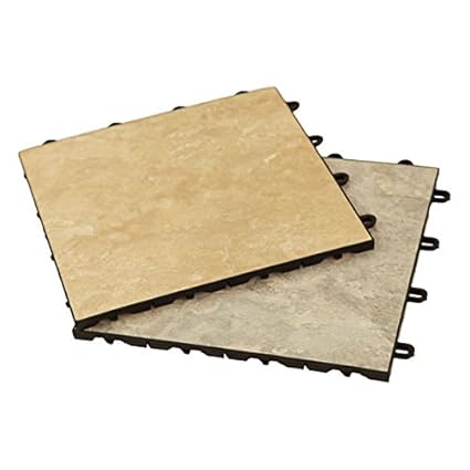 Incstores Stone Loc Flooring 12 X 12 Snap Together Floor Tiles