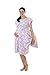 Gownies - Designer Hospital Gown Labor Kit (Large/X Large prepregnancy 10-18, Helen Gownie with matching pillowcase)
