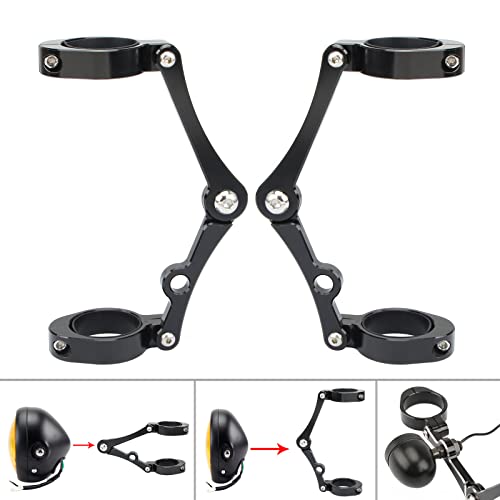 Motorcycle Headlight Bracket CNC 37mm41mm Fork Head Lamp Holder for Cafe Racer Sportster