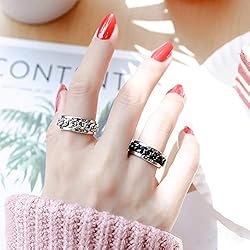 Spinner Ring For Men Women Fashion Ring Stainless