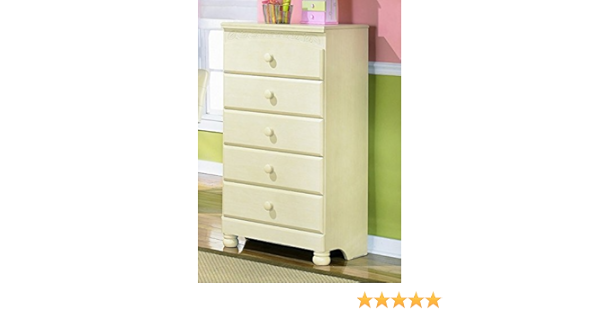 Amazon Com Ashley Furniture Signature Design Cottage Retreat Chest Of Drawers 5 Drawers Casual Arched Top Drawers Cream Cottage Furniture Decor Cottage Retreat Chest Of Drawers