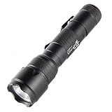 UltraFire WF-502B Flashlight 800 Lumen LED 3 Modes Output Run On 18650 Battery (NOT Included)